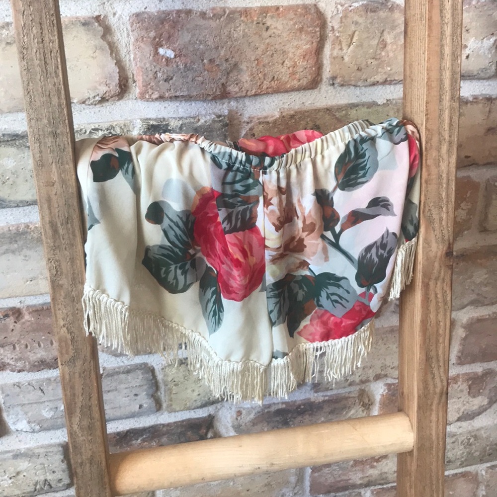 Show Me Your Mumu- Lady Rose Fringe Shorts
